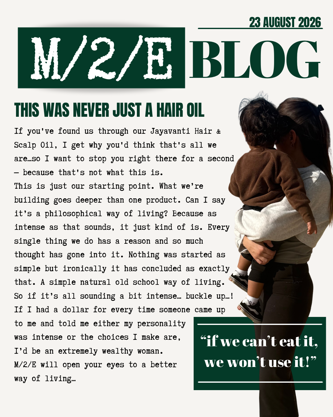 This Was Never Just a Hair Oil