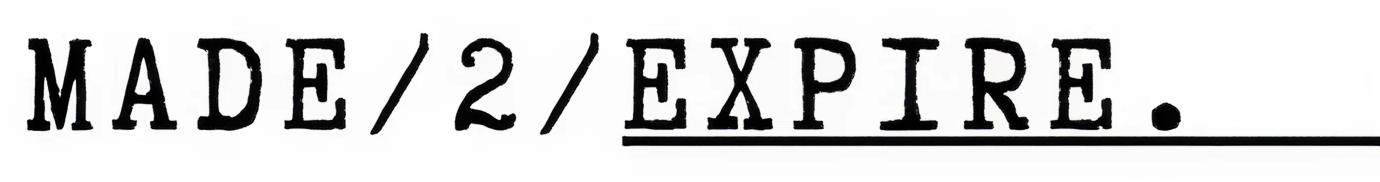 Made/2/Expire